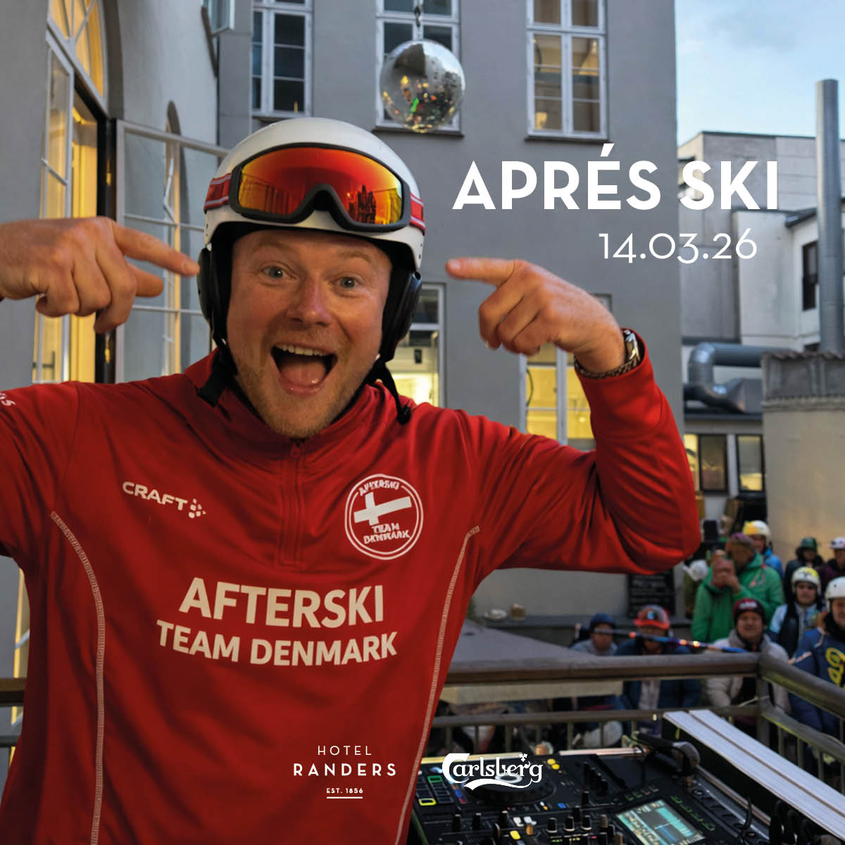 APRÉS SKI MED DJ DEGNAMITE I BAGGÅRDEN