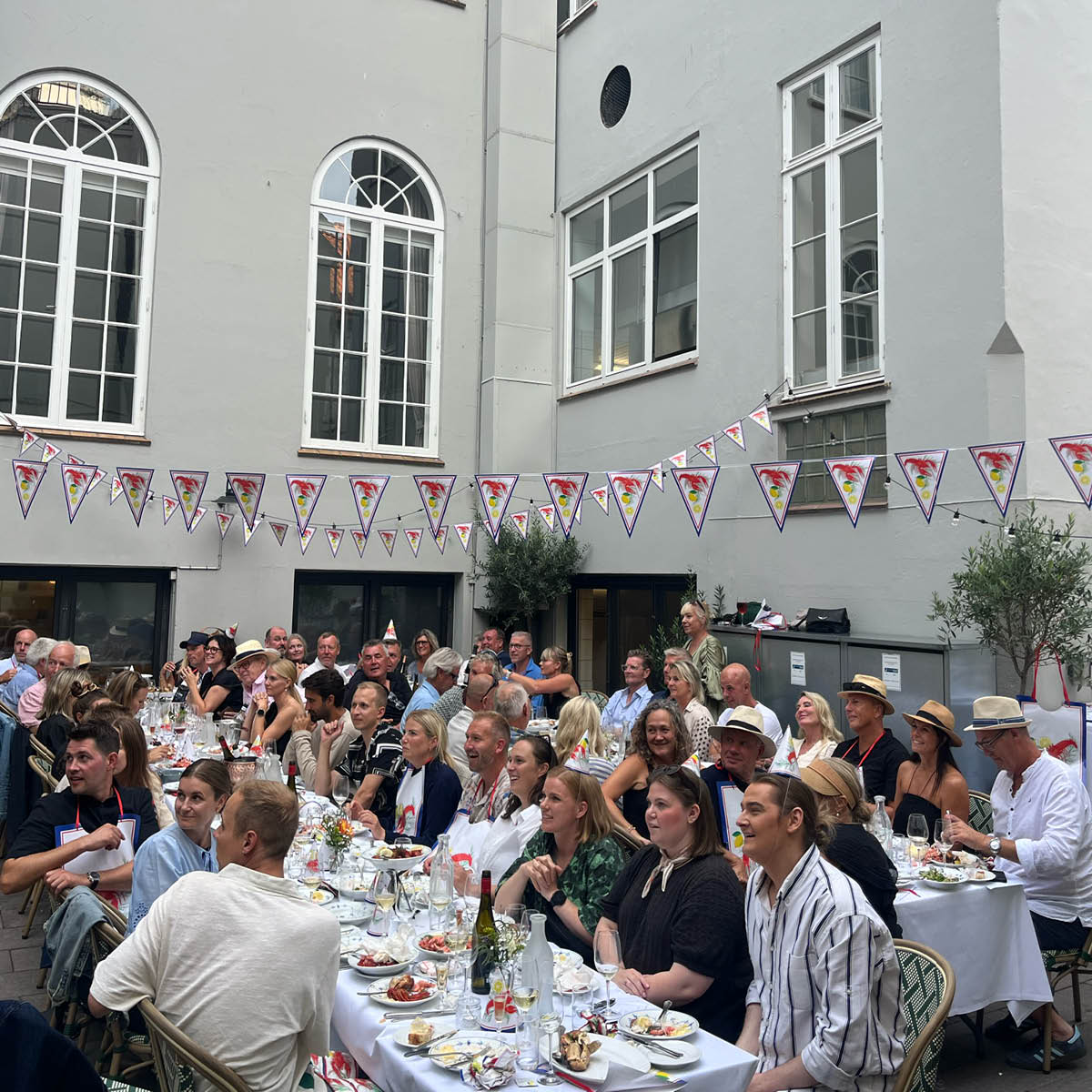 Krebsegilde i baggården